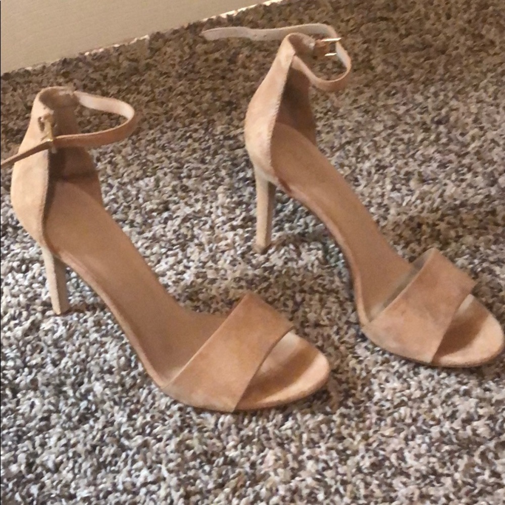 Suede Strappy Heels